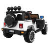 Auto Terenowe Full Time 4WD dla dzieci Biały + Napęd 4x4 + Pilot + Audio LED + Schowek