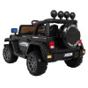 Auto Terenowe Full Time 4WD dla dzieci Czarny + Napęd 4x4 + Pilot + Audio LED + Schowek