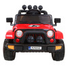 Auto Terenowe Full Time 4WD dla dzieci Czerwony + Napęd 4x4 + Pilot + Audio LED + Schowek