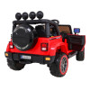Auto Terenowe Full Time 4WD dla dzieci Czerwony + Napęd 4x4 + Pilot + Audio LED + Schowek