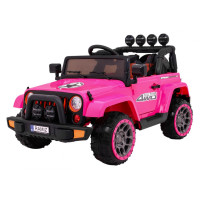 Auto Terenowe Full Time 4WD dla dzieci Różowy + Napęd 4x4 + Pilot + Audio LED + Schowek