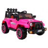 Auto Terenowe Full Time 4WD dla dzieci Różowy + Napęd 4x4 + Pilot + Audio LED + Schowek