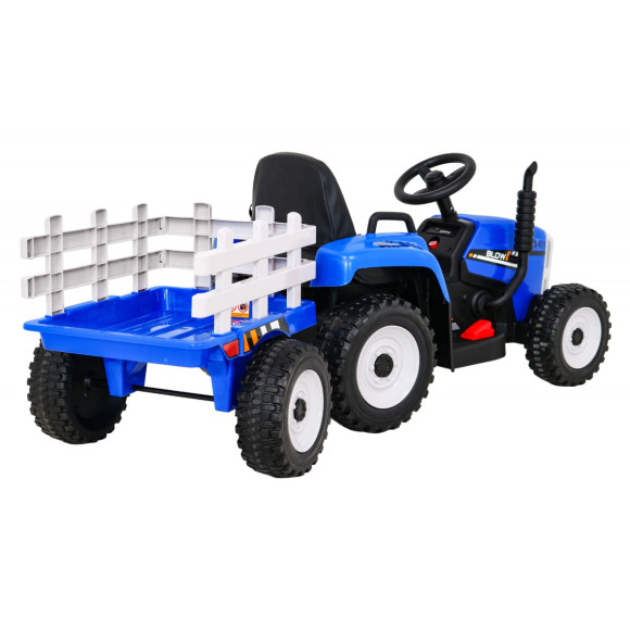 Pojazd Traktor z Przyczepą BLOW Niebieski Pojazd Traktor z Przyczepą BLOW Niebieski