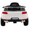 Autko Turbo-S na akumulator dla dzieci Biały + Pilot + Wolny Start + Koła EVA + Radio MP3