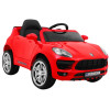 Autko Turbo-S na akumulator dla dzieci Czerwony + Pilot + Wolny Start + Koła EVA + Radio MP3