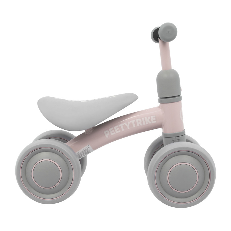 Pierwszy Rowerek biegowy PettyTrike dla dzieci Różowy 4-kołowy Jeździk SporTrike