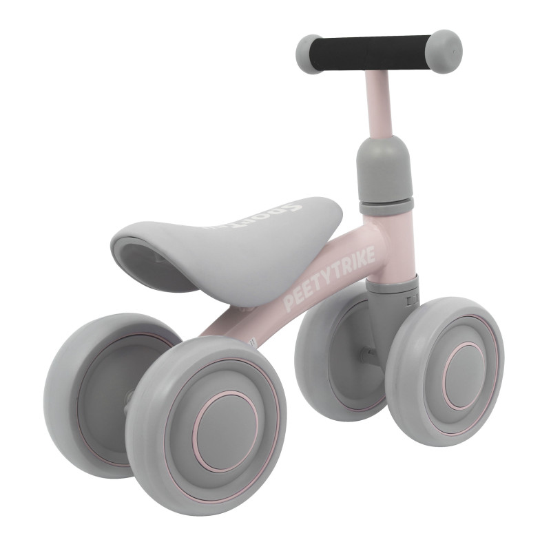 Pierwszy Rowerek biegowy PettyTrike dla dzieci Różowy 4-kołowy Jeździk SporTrike