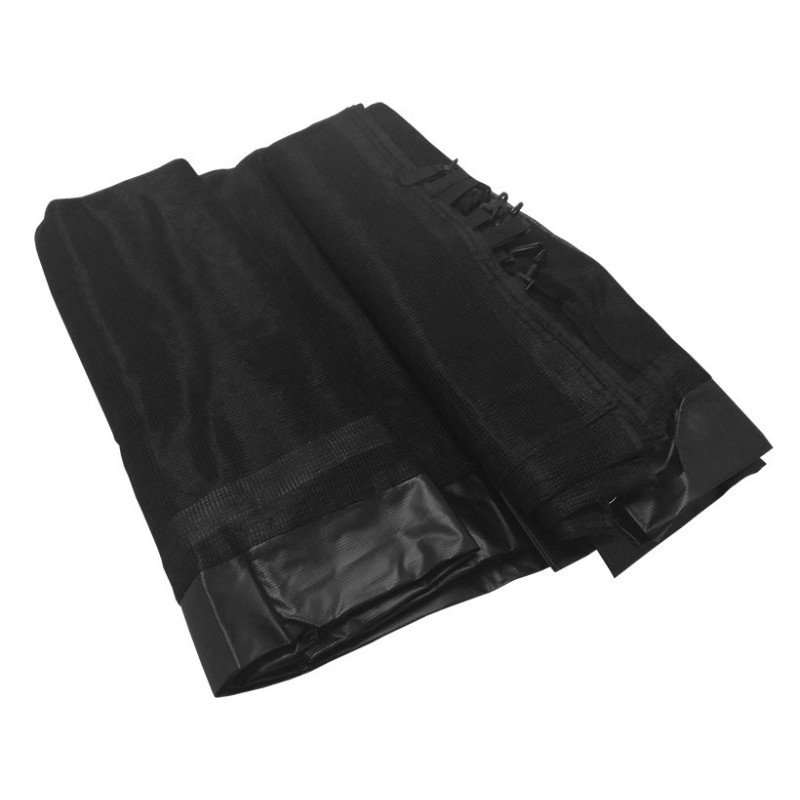 Siatka ochronna SkyRamiz Czarny do trampoliny ogrodowej 427cm/14FT 6 tuneli na słupki