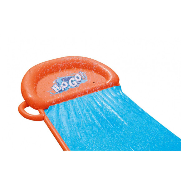 Ślizg wodny dla dzieci 3+ Pojedynczy tor 488cm BESTWAY + Łatka naprawcza Ślizg wodny dla dzieci 3+ Pojedynczy tor 488cm BESTWAY + Łatka naprawcza