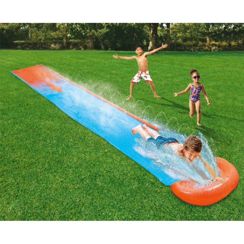 Ślizg wodny dla dzieci 3+ Pojedynczy tor 488cm BESTWAY + Łatka naprawcza