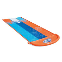 Ślizg wodny dla dzieci 3+ Potrójny tor 488cm BESTWAY + Łatka naprawcza