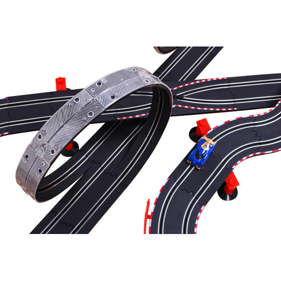 7-metrowy Tor wyścigowy dla dzieci 3-8 + Funkcja zmiany prędkości + 2 autka + Światła 7-metrowy Tor wyścigowy dla dzieci 3-8 + Funkcja zmiany prędkości + 2 autka + Światła