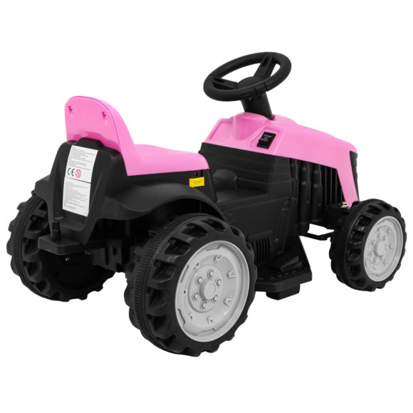 Traktor z Przyczepą Różowy Traktor z Przyczepą Różowy