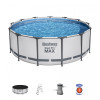 Basen Stelażowy Steel Pro MAX 396x122 13FT BESTWAY 5w1 + Akcesoria Basen Stelażowy Steel Pro MAX 396x122 13FT BESTWAY 5w1 + Akcesoria