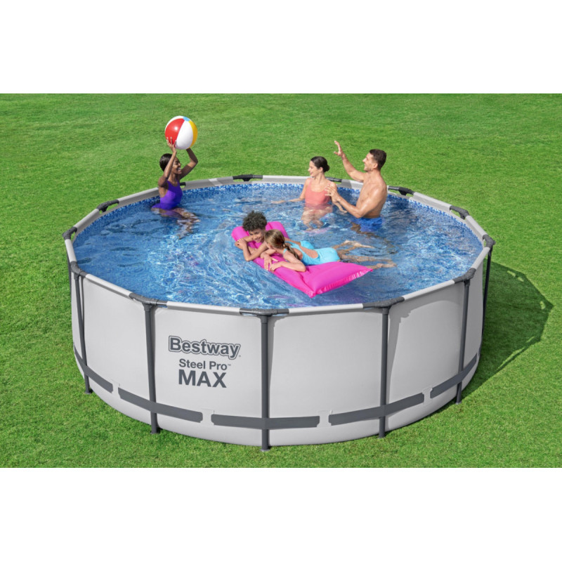Basen Stelażowy Steel Pro MAX 396x122 13FT BESTWAY 5w1 + Akcesoria