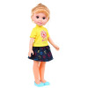 Duża Lalka do stylizacji dla dzieci 3+ blondynka + 2 Stroje + Grzebyk + Lusterko Duża Lalka do stylizacji dla dzieci 3+ blondynka + 2 Stroje + Grzebyk + Lusterko