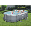 Basen stelażowy Power Steel 427x250x100 14x8FT BESTWAY 6w1 + Akcesoria