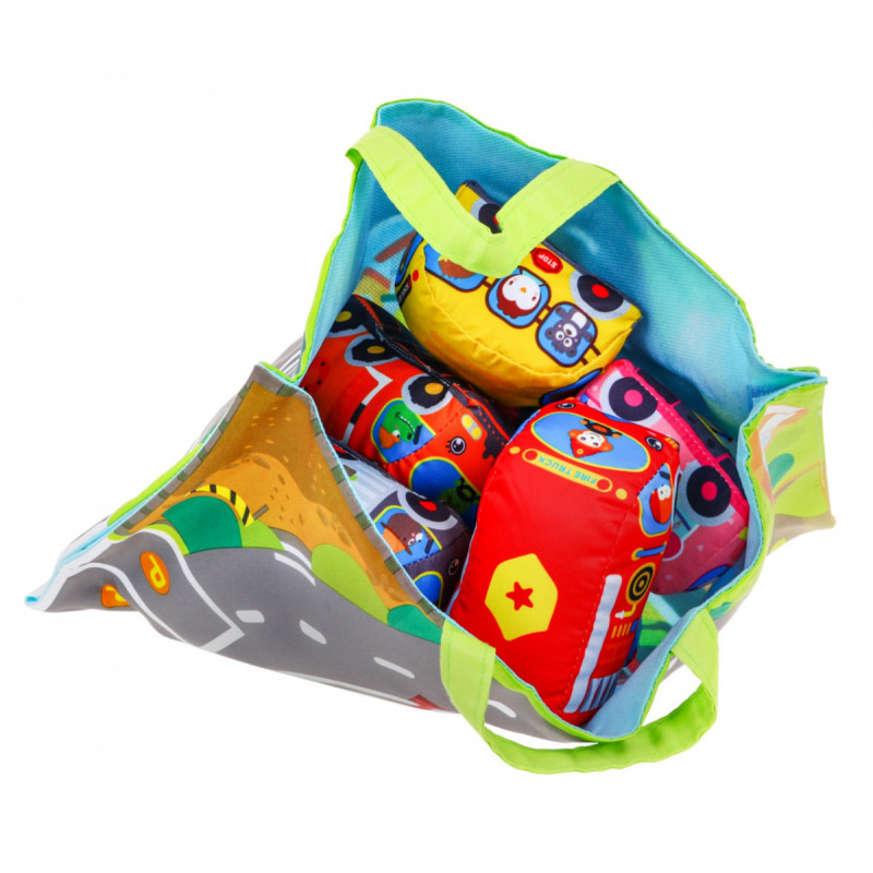 Zestaw Miekkich Autek + Mata