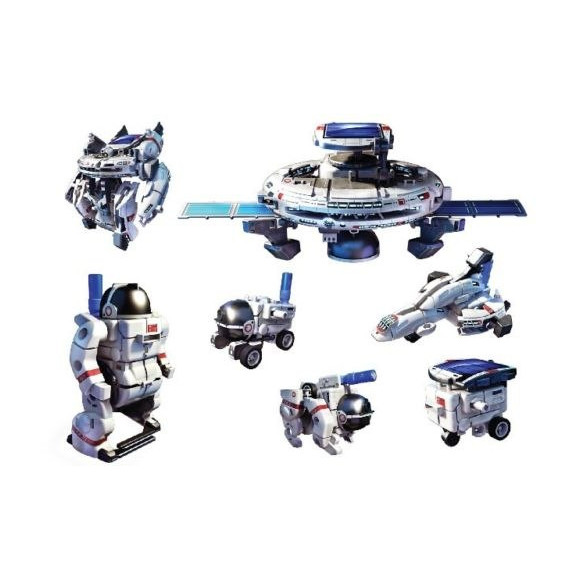 Zestaw Solarny 7w1 dla dzieci 10+ Kosmiczne modele + Panel słoneczny + Mikroakumulator