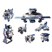 Zestaw Solarny 7w1 dla dzieci 10+ Kosmiczne modele + Panel słoneczny + Mikroakumulator