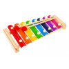 Drewniane cymbałki dla dzieci 3+ Pierwszy instrument muzyczny Tęczowe blaszki + pałeczki Drewniane cymbałki dla dzieci 3+ Pierwszy instrument muzyczny Tęczowe blaszki + pałeczki