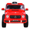 Mercedes G63 AMG Autko na akumulator Czerwony + Pilot + 6 kół EVA + Wolny Start + MP3 LED