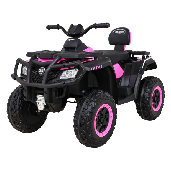 Quad XT-Speed dla dzieci Różowy + Napęd 4x4 + EVA + Wolny Start + Radio MP3 + LED