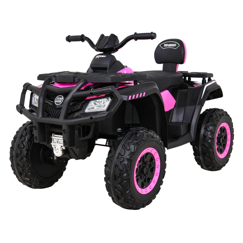Quad XT-Speed dla dzieci Różowy + Napęd 4x4 + EVA + Wolny Start + Radio MP3 + LED
