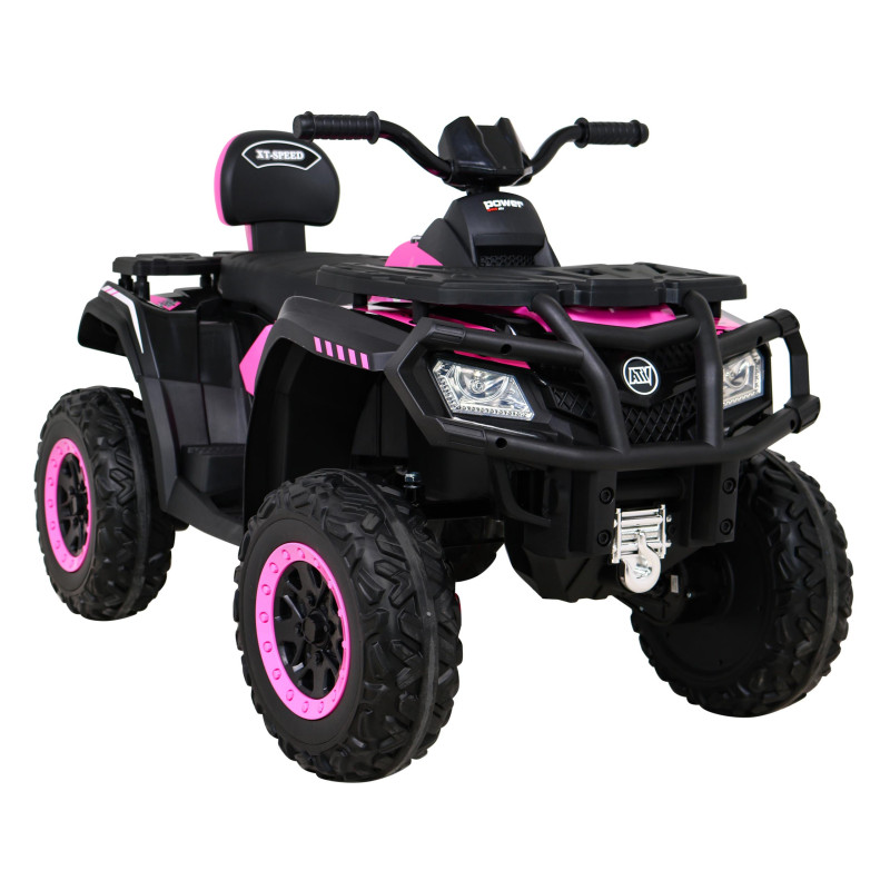 Quad XT-Speed dla dzieci Różowy + Napęd 4x4 + EVA + Wolny Start + Radio MP3 + LED