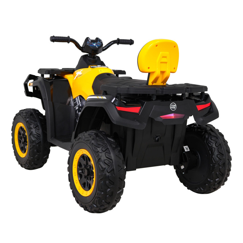Quad XT-Speed dla dzieci Żółty + Napęd 4x4 + EVA + Wolny Start + Radio MP3 + LED