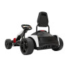Gokart Fast 3 Drift na akumulator dla dzieci Biały + Funkcja driftu + Silniki 2x150W + Radio LED + Pasy