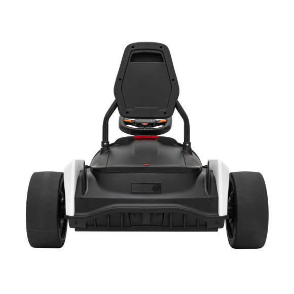 Gokart Fast 3 Drift na akumulator dla dzieci Biały + Funkcja driftu + Silniki 2x150W + Radio LED + Pasy