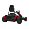 Gokart Fast 3 Drift na akumulator dla dzieci Czerwony + Funkcja driftu + Silniki 2x150W + Radio LED + Pasy