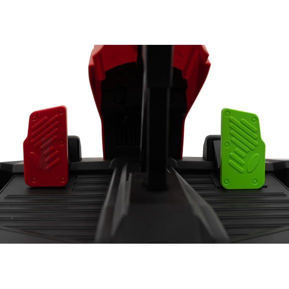 Gokart Fast 3 Drift na akumulator dla dzieci Czerwony + Funkcja driftu + Silniki 2x150W + Radio LED + Pasy