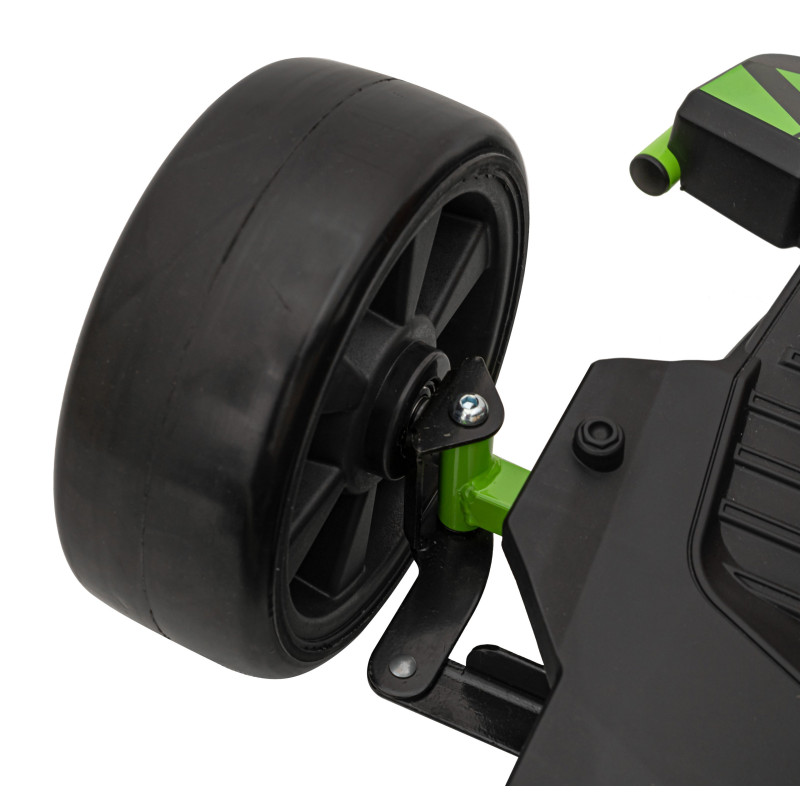 Gokart Fast 3 Drift na akumulator dla dzieci Czarny + Funkcja driftu + Silniki 2x150W + Radio LED + Pasy