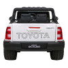 Toyota Hilux na akumulator dla dzieci Biały + Napęd 4x4 + Pilot + 2 bagażniki + Radio MP3 + LED