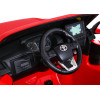 Toyota Hilux na akumulator dla dzieci Czerwony + Napęd 4x4 + Pilot + 2 bagażniki + Radio MP3 + LED