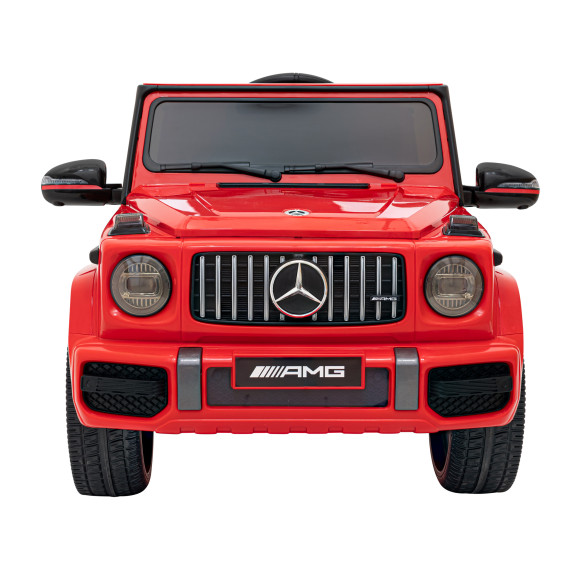 Mercedes AMG G63 dla dzieci Czerwony + Pilot + MP3 LED + Wolny Start + EVA + Pasy
