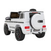 Mercedes AMG G63 dla dzieci Biały + Pilot + MP3 LED + Wolny Start + EVA + Pasy