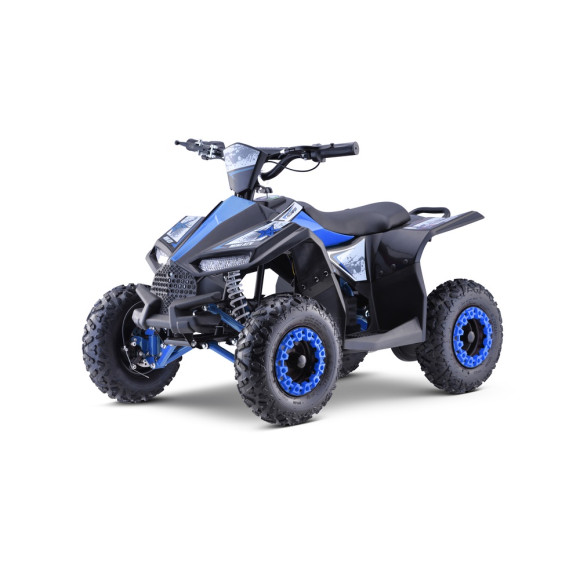 Quad HIPERFECT na akumulator Niebieski 35km/h + Silnik bezszczotkowy 1000W + Koła pompowane + Regulacja siedzenia Quad HIPERFECT na akumulator Niebieski 35km/h + Silnik bezszczotkowy 1000W + Koła pompowane + Regulacja siedzenia