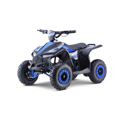 Quad HIPERFECT na akumulator Niebieski 35km/h + Silnik bezszczotkowy 1000W + Koła pompowane + Regulacja siedzenia