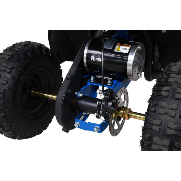 Quad HIPERFECT na akumulator Niebieski 35km/h + Silnik bezszczotkowy 1000W + Koła pompowane + Regulacja siedzenia Quad HIPERFECT na akumulator Niebieski 35km/h + Silnik bezszczotkowy 1000W + Koła pompowane + Regulacja siedzenia