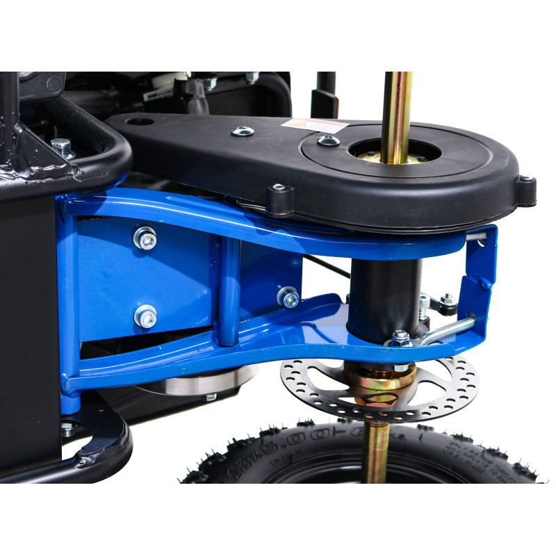 Quad HIPERFECT na akumulator Niebieski 35km/h + Silnik bezszczotkowy 1000W + Koła pompowane + Regulacja siedzenia