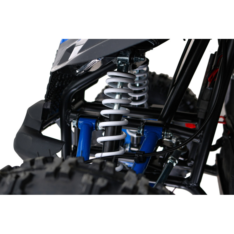 Quad HIPERFECT na akumulator Niebieski 35km/h + Silnik bezszczotkowy 1000W + Koła pompowane + Regulacja siedzenia