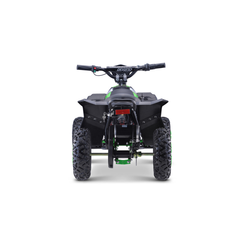 Quad HIPERFECT na akumulator Zielony 35km/h + Silnik bezszczotkowy 1000W + Koła pompowane + Regulacja siedzenia