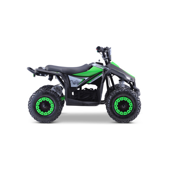 Quad HIPERFECT na akumulator Zielony 35km/h + Silnik bezszczotkowy 1000W + Koła pompowane + Regulacja siedzenia Quad HIPERFECT na akumulator Zielony 35km/h + Silnik bezszczotkowy 1000W + Koła pompowane + Regulacja siedzenia