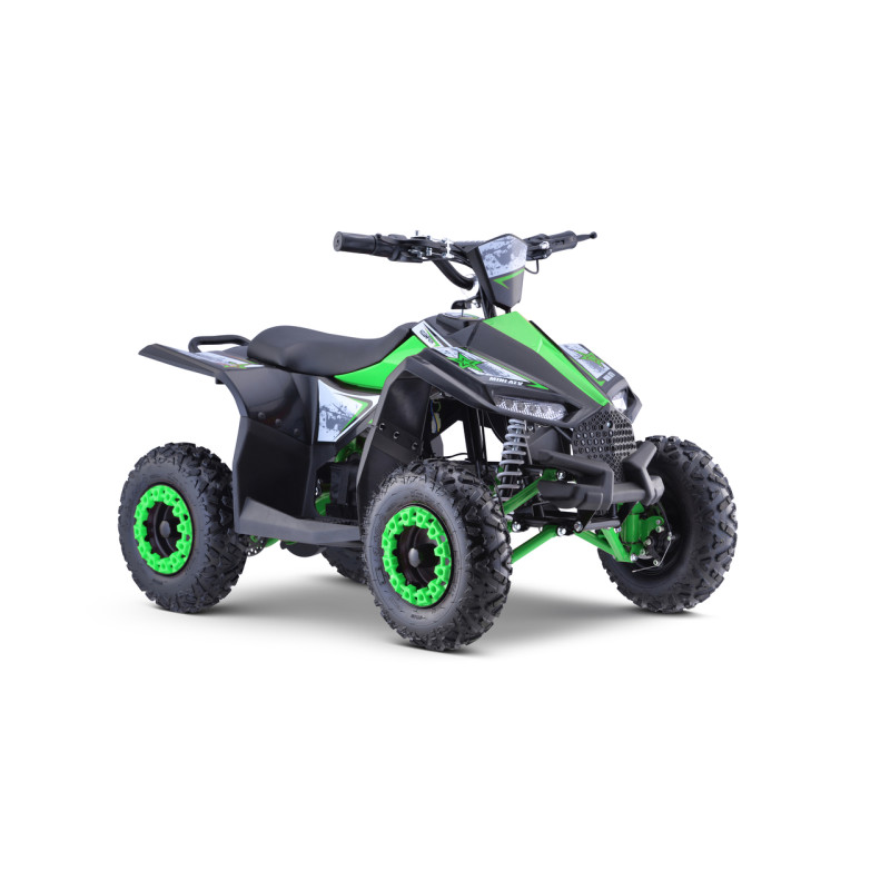 Quad HIPERFECT na akumulator Zielony 35km/h + Silnik bezszczotkowy 1000W + Koła pompowane + Regulacja siedzenia