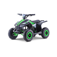 Quad HIPERFECT na akumulator Zielony 35km/h + Silnik bezszczotkowy 1000W + Koła pompowane + Regulacja siedzenia