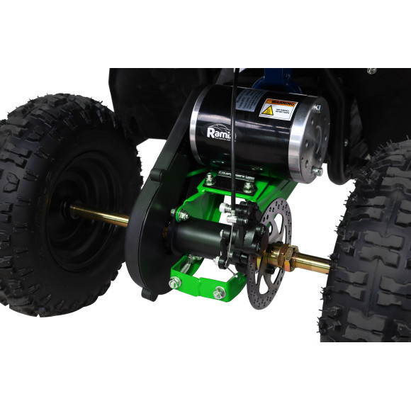 Quad HIPERFECT na akumulator Zielony 35km/h + Silnik bezszczotkowy 1000W + Koła pompowane + Regulacja siedzenia Quad HIPERFECT na akumulator Zielony 35km/h + Silnik bezszczotkowy 1000W + Koła pompowane + Regulacja siedzenia