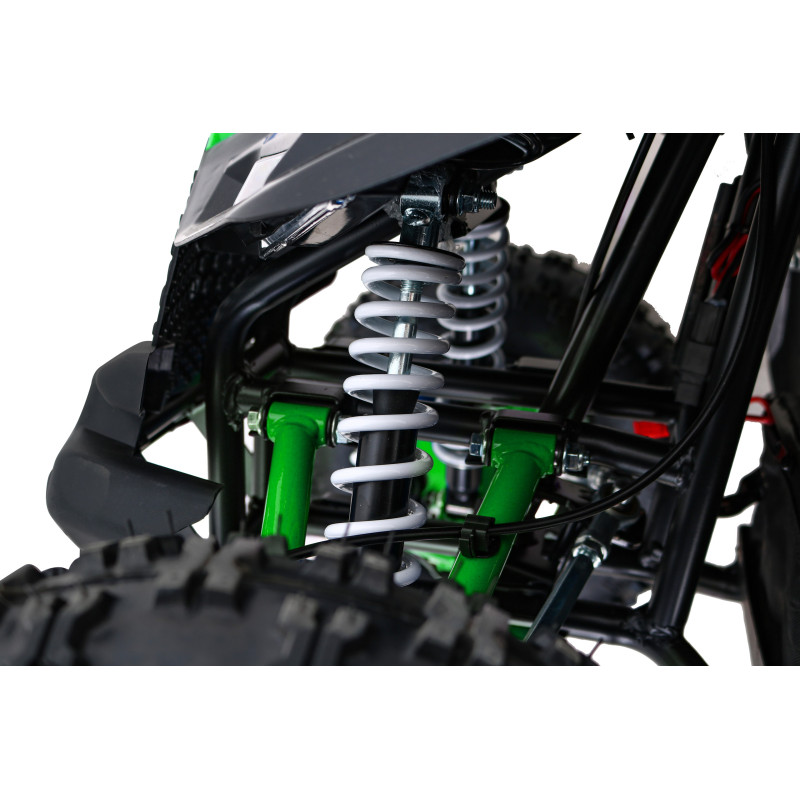 Quad HIPERFECT na akumulator Zielony 35km/h + Silnik bezszczotkowy 1000W + Koła pompowane + Regulacja siedzenia